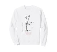 Zen Bamboo Sumi-e Suibokuga Art Encre Haiku Japonais Sweatshirt