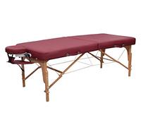 Zen - Big One Table de Massage Pliable & réglable - Tables de Massage en Bois Massif, têtière réglable en Aluminium, Table Massage Pliante, Table Massage Pliante Professionnelle Bourgogne