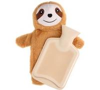 ZEN Bouillotte déhoussable en peluche Paresseux 750ml Marron clair Marron clair G