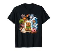 Zen Capybara Call Center Chaos Méditation T-Shirt