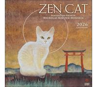 Zen Cat 2026 Wall Calendar: Paintings and Poetry by Nicholas Kirsten-Honshin