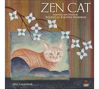 Zen Cat 2027 Wall Calendar: Meditational Art and Poetry