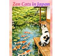 Zen Cats in Japan: Serene Japanese Scenes to Color for Calm & Mindfulness