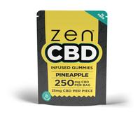 Zen CBD Zen Gummies - Ananas, 250 Mg, 10 Pcs