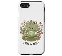 Zen Cottagecore Grenouille Méditation Yoga Mindfulness Esthétique Coque pour iPhone SE (2020) / 7/8