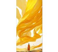 Zen Diamond Painting Adulte Mystère Peinture Diamant Grand Format 80x160cm Broderie Diamant Kit DIY Diamond Painting Adulte Débutants 5D Strass Point de Croix Cristal Peinture, Murale Décor A-U987