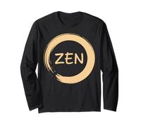 Zen Enso Cercle Méditation Mindfulness Symbole Art Manche Longue