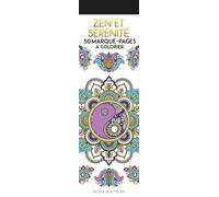 Zen et sérénité - 50 marque-pages à colorier