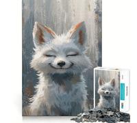 Zen Fox Bliss Puzzle 1000 pièces pour Adolescents Stimulation Cognitive Amusant Emboîtement Parfait Pas de pièces Qui se détachent Une façon captivante de Passer Le Temps (38x26cm)