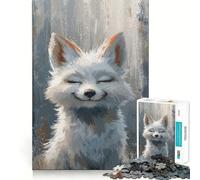 Zen Fox Bliss Puzzle 1000 pièces pour Adultes Jeu de mémoire et de Concentration Format Compact et sans Espace Idéal pour des Moments de Jeu en Famille (50x75cm)