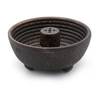 Zen Minded Brûleur De Support De Bâton D'encens en Fonte en Fonte Noire