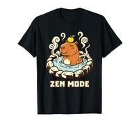 Zen Mode Bain Capybara Relaxation Source Chaude Animal Citron Spa T-Shirt