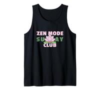 Zen Mode Sunday Club - T-Shirt Lotus Mindful Débardeur