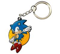 Zen Monkey Studios Leaping Sonic Porte-clés classique Sonic le hérisson