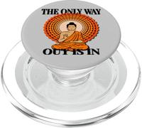 Zen MOTIVATIONNEL La Seule Issue est d'entrer et de PopSockets PopGrip pour MagSafe