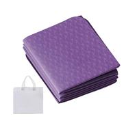 Zen Pad portable - Tapis de yoga pliable pour un style de vie actif | Support rembourré de 6 mm avec étui de rangement, structure pliable pour pique-nique fitness et utilisation en extérieur 183 x 61