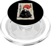 Zen Panda Ours Japonais Sumi-e Peinture à l'Encre Méditation PopSockets PopGrip pour MagSafe