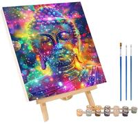 Zen Peinture Numero Adulte, Couleur Peinture par Numero Adulte, DIY Activité Manuelle Adultes, Paint by Numbers Kits for Adults avec Pinceaux et Acrylique, Décoration Maison Cadeau 60x70 cm 9-4443