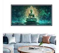 Zen Peinture par Numero Adulte Religion Peinture par Numero Adulte Grand Format XXL 60x120cm, DIY Peinture Numero Enfant Loisir Créatif, avec 3 Pinceaux et Pigment, Decoration Chambre Murale, Gifts