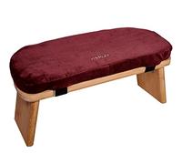 Zen Power Tabouret de Yoga Ergonomique en Bois, Yoga Accessoires, Banc Musculation et Prière pour Les Moments Spirituels, Confortable et Rembourré