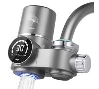 Zen Pure - Filtre Eau Robinet LED | Purificateur d’Eau Potable | Anti-Calcaire | Charbon Actif | 6 Étapes | Installation 30s | Cartouche Remplaçable - UniversZen