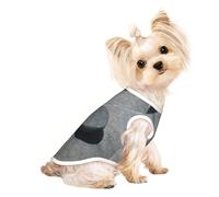ZEN Stone Print Gilet Confortable Pet Vest Gilet Sans Manches Respirant Haut pour Petit Chiot Chaton Usage Quotidien