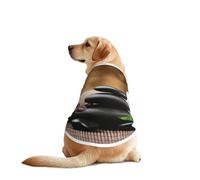 ZEN Stone Print Gilet pour chien doux et respirant Vêtements sans manches Mode Vêtements pour les races moyennes et grandes