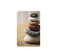 Zen Stones Lot de 4 désodorisants pour voiture - Cartes parfumées à suspendre - Pour tablettes d'aromathérapie de voiture