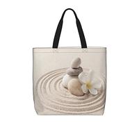 Zen Stones - sac à bandoulière décontracté, sac à main réutilisable, sac d'épicerie de voyage, fourre-tout cadeaux pour femmes