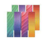Zen Strips Pour soulager l'anxiété et la concentration, 8 bandes sensorielles, texture bosselée, dégradé, tactile Fidget S1