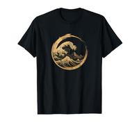 Zen Vague Montagnes - Calme intérieur Équilibre Spiritualité T-Shirt Graphique avec Valeur