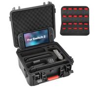 ZENACCE Étui de transport rigide compatible avec Nintendo Switch 2, sac de voyage pour console Switch 2, 20 jeux, station d'accueil, manette Pro 2-Gen Pro, Joy-Con, adaptateur d'alimentation et autres