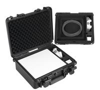 ZENACCE Étui rigide étanche compatible avec Starlink Mini, étui de transport pour Starlink Mini Dish, béquille, adaptateur secteur, adaptateur de tuyau, câbles et autres accessoires (étui uniquement)