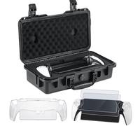 ZENACCE Kit de transport rigide pour PlayStation Portal Remote PlayStation Portal avec sac de voyage étanche, étui de protection et protecteurs d'écran pour console portable PS Portal et accessoires