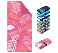 ZENACROSS Serviette de Plage Homme & Femme, Microfibre 90x180 cm - Drap de Plage XXL Anti-Sable, Séchage Rapide - Serviette Piscine Légère - Bali