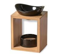 Zen'Arôme - Brûle Parfum Naturéa Kalos - Brûleur d’Huiles Essentielles, Fondants Parfumés, Carré de Cire Parfumés - Diffusion par Chaleur Douce - Aromathérapie - Objet Décoratif & Thérapeutique