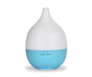 Zen'Arôme - Diffuseur d’Huiles Essentielles Ultrasonique Syros (Jusqu’à 40 m²) - Diffusion à Froid pour l’Aromathérapie - Mode Continu ou Alterné - Éclairage Paramétrable