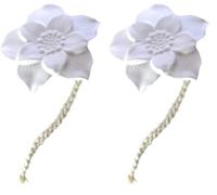 Zen'Arôme Fleur Narcisse - Recharge diffuseur par capilarité - Fleur en plâtre céramique - Reed Diffuseur - Diffusion Naturelle et Saine (Lot de 2)