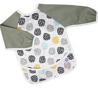 ZENBÉBÉ Bavoir bébé Manches Longues pour garçons et filles - Smock imperméable coloré pour tout-petits Etanches Blouse Peinture Enfant Tablier d'Alimentation 1-3 ans (Dodts)