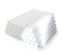 zenda club® Bâton Lumineux LED en Mousse Blanc 48 cm (30 Pièces) - 3 Modes Clignotants - Glow Stick LED pour Fête, Concert, Mariage, Anniversaire - Longue Autonomie 8H