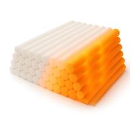 zenda club® Bâton Lumineux LED en Mousse Orange 48 cm (30 Pièces) - 3 Modes Clignotants - Glow Stick LED pour Fête, Concert, Mariage, Anniversaire - Longue Autonomie 8H