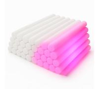 zenda club® Bâton Lumineux LED en Mousse Rose 48 cm (30 Pièces) - 3 Modes Clignotants - Glow Stick LED pour Fête, Concert, Mariage, Anniversaire - Longue Autonomie 8H
