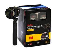 zenda club Kodak PIXPRO SP360 4K Dual Pro Pack - Caméra Sport 360° VR Ultra HD 4K, Double Objectif Immersif, WiFi NFC, Kit Complet avec Télécommande, Selfie Stick et Accessoires
