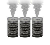 ZENDA CLUB® Lot de 3 Fumigènes couleur Blanc - Fumée Intense & Neutre - Durée 60 Secondes - Allumage à Mèche - Non Toxique - Fumigène à Main ou à Poser - Catégorie F1 - LIVRAISON 24/48H