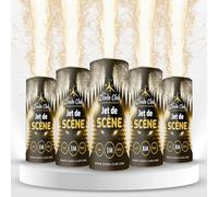 ZENDA CLUB® | Lot de 5 Jets de Scène Dorés (1 Mètre / 30 Secondes) - Hauteur de l’Effet 1M - Sans Déclencheur - Vendu par Multiples de 5 - Idéal Mariages, Anniversaires, Événements - Catégorie F1