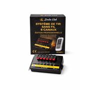 zenda club système d'allumage Feux d'artifice 6 Canaux Professionnel - Déclencheur Pyrotechnique 433 MHz - Télécommande Double - Feux d’Artifice, Mariage, DJ, Événement Pro