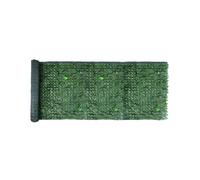 Zendea Haie artificielle d'extérieur 100 x 300 cm avec feuilles Lauro en PVC et filet d'ombrage - Brise vue pour clôture de jardin, housse de garde-corps balcon