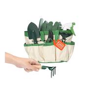 Zendea - Kit d'outils de Jardin 6 pièces avec Sac Portable en Oxford, Ciseaux de Taille sûrs, pulvérisateur et Gants antidérapants pour Un Jardinage précis et organisé