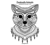Zendoodle Animals Coloring Book For Grown-Ups 1, 2 & 3