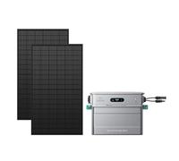 Zendure SF800 Pro2, Centrale Électrique de Balcon avec Entrée 2640W, Charge 1000W, Sortie 800W, Système de Gestion Énergétique IA, 1.92kWh-11,52kWh Batterie Extensible -450W*2 Panneau Bifacial